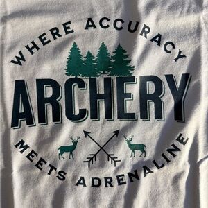 Light Blue Unisex Jersey Tee - Archery Shirt - XS